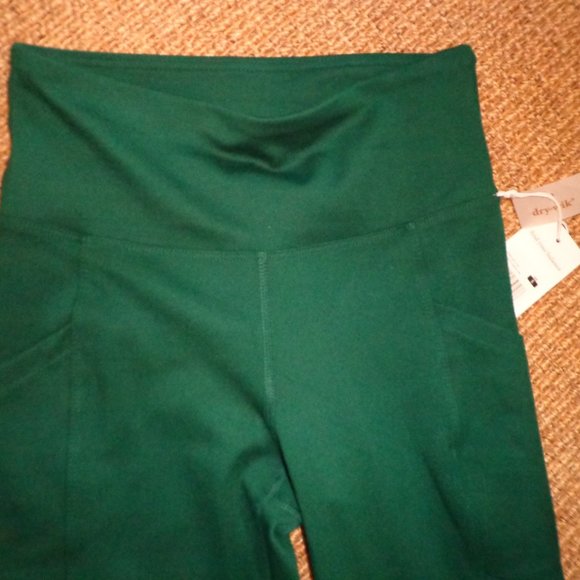 FIRM NWT Balance Collection Dry-wik Cropped Leggings Hunter Green S - Picture 8 of 16